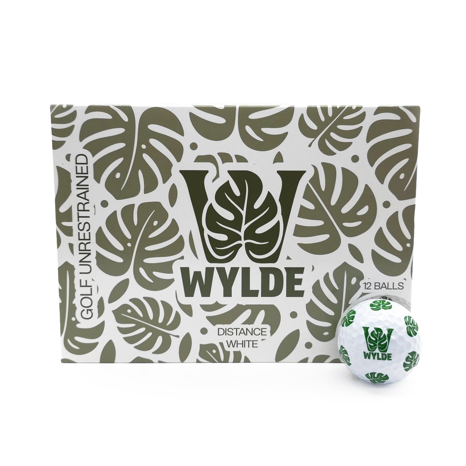 Wylde Distance Green Golf Balls - 12 Pack